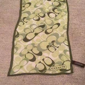 Coach silk scarf